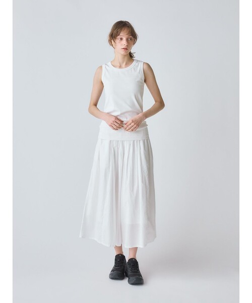 MidiUmi(ミディウミ)の「MidiUmi ベーシックタンクトップ(Tシャツ/カットソー・レディース・ブラック/ライトグレー/キナリ/オフホワイト・FREE)」の15枚目の写真