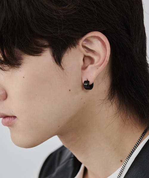 セール】【 金属アレルギー対応 】ボリュームフープピアス サージカル