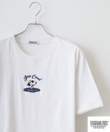 PEANUTS 刺繍&プリントTシャツ