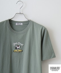 PEANUTS 刺繍&プリントTシャツ