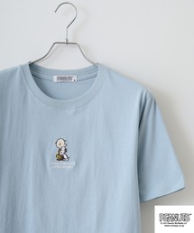 PEANUTS 刺繍&プリントTシャツ