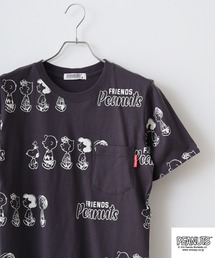PEANUTS 刺繍&プリントTシャツ