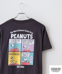PEANUTS 刺繍&プリントTシャツ