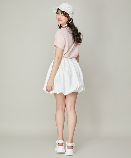 JENNI love(ジェニィラブ)の「バルーンスカパン(スカート・キッズ・ブラック/グレー/オフホワイト・130cm/140cm/150cm/160cm)」の9枚目の写真
