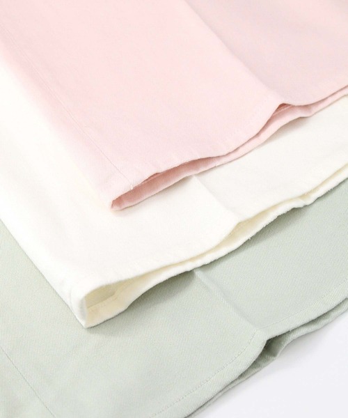 Healthy denim（ヘルシーデニム）の「別注ＷｉｌｄＧｉｎｇｅｒ（デニムパンツ・レディース・ホワイト/ピンク/ライトグリーン・23/24/25）」の4枚目の写真