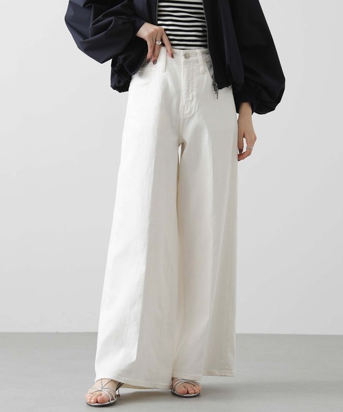 Healthy denim（ヘルシーデニム）の「別注ＷｉｌｄＧｉｎｇｅｒ（デニムパンツ・レディース・ホワイト/ピンク/ライトグリーン・23/24/25）」の10枚目の写真