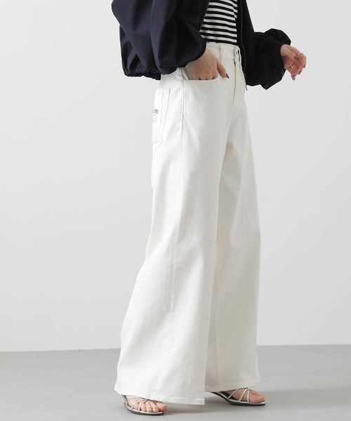 Healthy denim（ヘルシーデニム）の「別注ＷｉｌｄＧｉｎｇｅｒ（デニムパンツ・レディース・ホワイト/ピンク/ライトグリーン・23/24/25）」の11枚目の写真