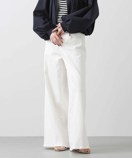 Healthy denim（ヘルシーデニム）の「別注ＷｉｌｄＧｉｎｇｅｒ（デニムパンツ・レディース・ホワイト/ピンク/ライトグリーン・23/24/25）」の13枚目の写真