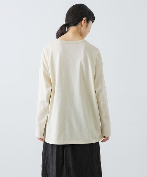 tシャツ オーガニックコットンドロストカットソー レディース セール】オーガニックコットンドロストカットソー（Tシャツ