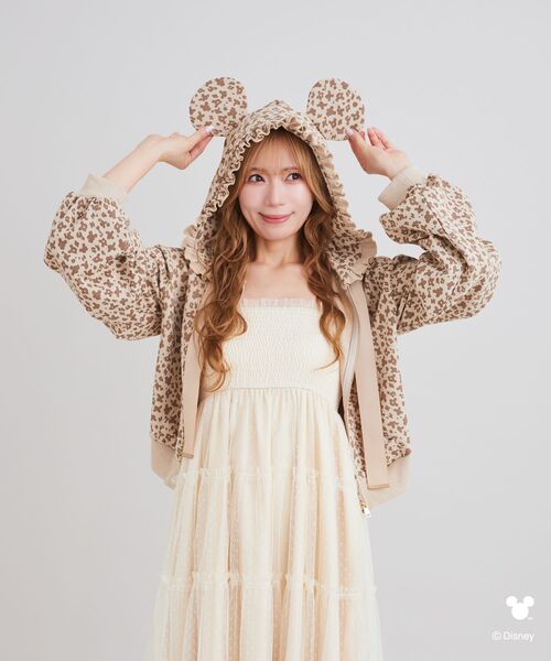 Areeam（アリーム）の「チュールティアードキャミワンピース（ワンピース・レディース・ライトパープル/ライトベージュ・FREE）」の6枚目の写真