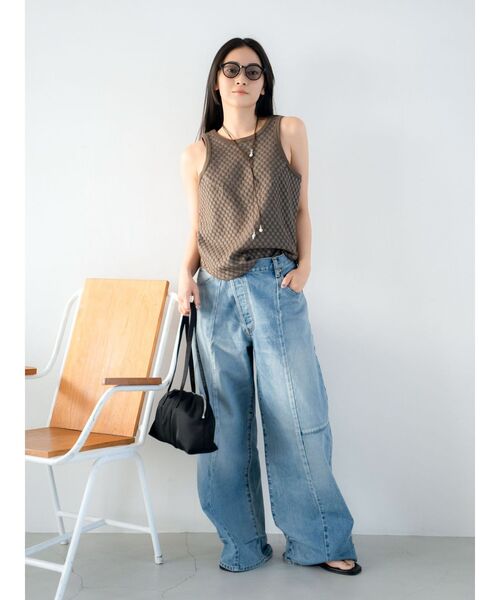 Ungrid（アングリッド）の「ギャザーデザインハンドバッグ（ハンドバッグ・レディース・ブラック/レッド・FREE）」の6枚目の写真