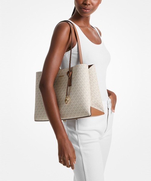 MICHAEL KORS（マイケルコース）の「RUTHIE トート ミディアム - MKシグネチャー（トートバッグ・レディース・ホワイト系その他・FREE）」の2枚目の写真