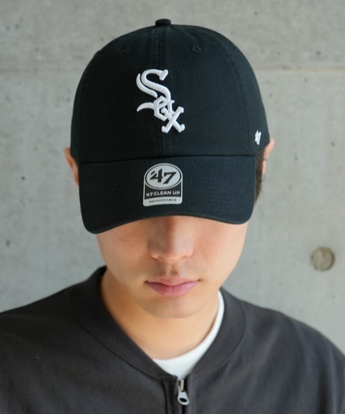 '47（フォーティーセブン）の「【'47】MLB '47 CLEAN UP ('47 クリーンナップ MLB) / 16カラー（キャップ・メンズ・ブラウン/ベージュ系その他/ベージュ系その他2/ネイビー/ブルー系その他/ベージュ/ブラック/ブルー系その他6/ブルー系その他2/ブラック系その他2/ブルー系その他3/ブルー系その他4/ブルー系その他5/ブラック系その他/ブルー系その他7/ナチュラル・F）」の2枚目の写真