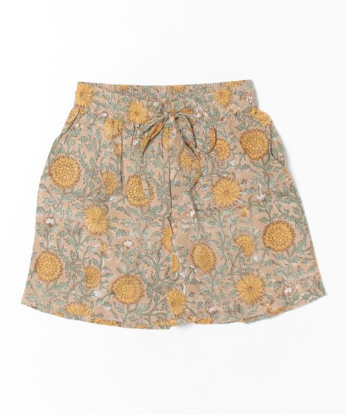 e-zakkamania stores(イーザッカマニアストアーズ)の「コンフィー ボタニカルショートパンツ(その他パンツ・レディース・スモークピンク/ミント/ブラウン/グレー・フリー)」の3枚目の写真