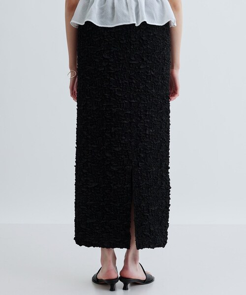 GALLEST（ギャレスト）の「ふくれジャカードタイトスカート（スカート・レディース・ブラック/ライトグリーン/オフホワイト・36/38）」の7枚目の写真