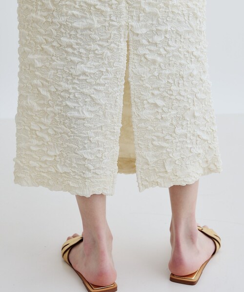 GALLEST（ギャレスト）の「ふくれジャカードタイトスカート（スカート・レディース・ブラック/ライトグリーン/オフホワイト・36/38）」の18枚目の写真