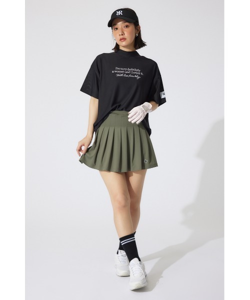 RIENDA GOLF(リエンダゴルフ)の「【RIENDA GOLF】ロゴプリントルーズTシャツ 半袖 夏服(Tシャツ/カットソー・レディース・ブラック/ピンク/ホワイト・FREE)」の22枚目の写真