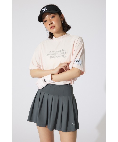 セール】【RIENDA GOLF】ロゴプリントルーズTシャツ 半袖 夏服