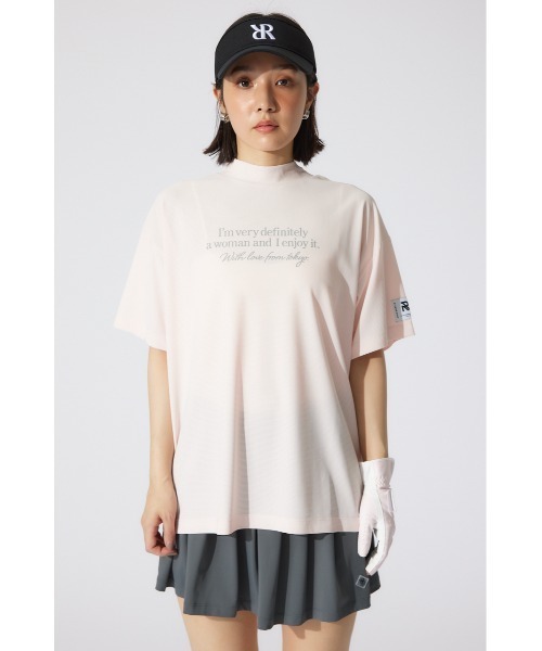 RIENDA GOLF】ロゴプリントルーズTシャツ 半袖 夏服（Tシャツ
