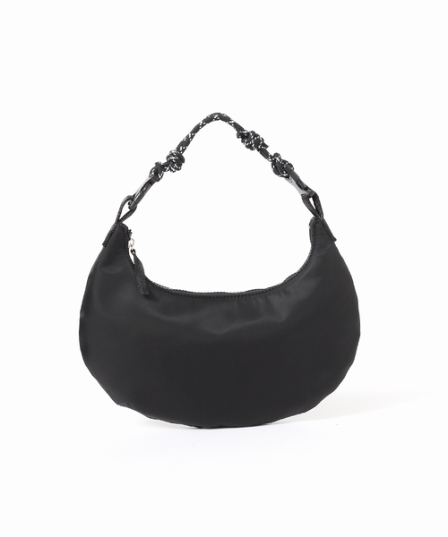 LE VERNIS（ル・ベルニ）の「LE VERNIS/ルベルニ Cord moon bag S（ショルダーバッグ・レディース・ブラック/ベージュ/ブラウン・FREE）」の10枚目の写真