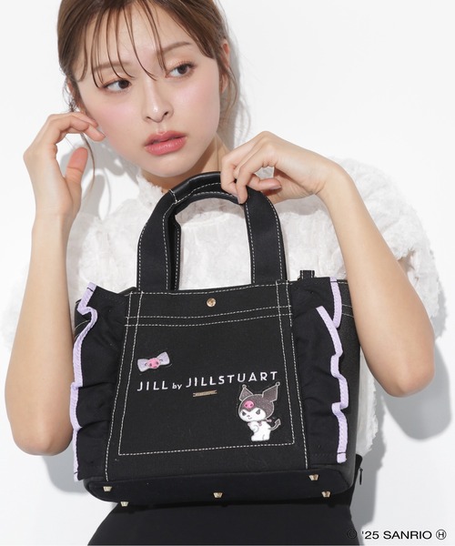 JILL by JILL STUART(ジルバイジルスチュアート)の「◇クロミ×フリルトートバッグ(トートバッグ・レディース・ブラック・FREE)」の2枚目の写真