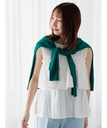 サッカーティアードブラウス