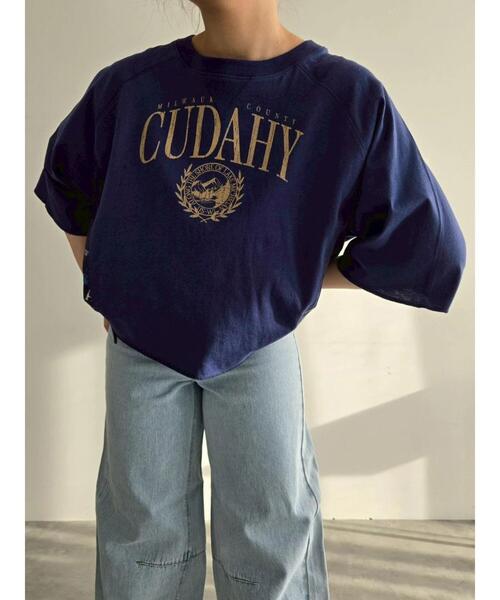 SM2（エスエムツー）の「バックリボンレースアップTシャツ（Tシャツ/カットソー・レディース・オフホワイト/ブルー/チャコールグレー/グレー・F）」の5枚目の写真