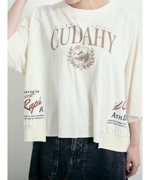 SM2（エスエムツー）の「バックリボンレースアップTシャツ（Tシャツ/カットソー・レディース・オフホワイト/ブルー/チャコールグレー/グレー・F）」の6枚目の写真