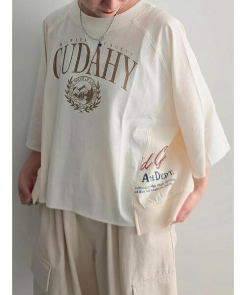 SM2（エスエムツー）の「バックリボンレースアップTシャツ（Tシャツ/カットソー・レディース・オフホワイト/ブルー/チャコールグレー/グレー・F）」の17枚目の写真