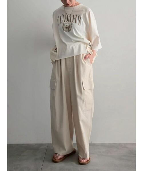 SM2（エスエムツー）の「バックリボンレースアップTシャツ（Tシャツ/カットソー・レディース・オフホワイト/ブルー/チャコールグレー/グレー・F）」の22枚目の写真