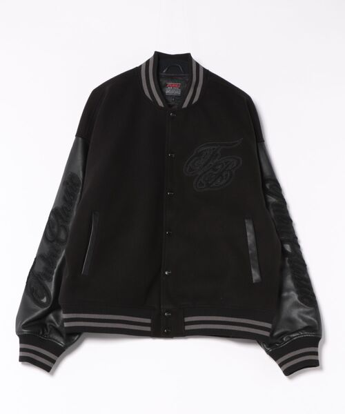 FUBU( フブ)の「【FUBU】 Varsity Jacket/フブ/バーシティジャケット/スタジアムジャンパー(ブルゾン・メンズ・ブルー/レッド/ブラック・3L/XL/L/M)」の2枚目の写真