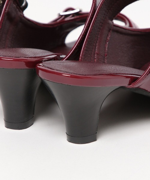 PAGEBOY（ページボーイ）の「クロスバックルミュール（サンダル・レディース・ブラック/レッド・MEDIUM/LARGE）」の20枚目の写真