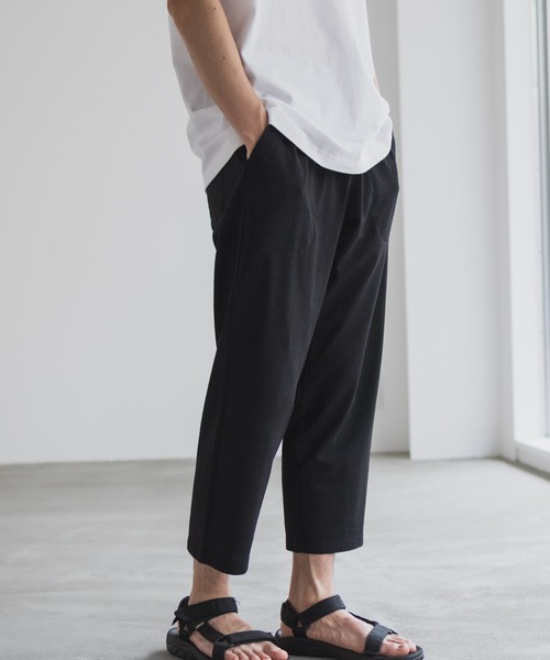 NAVY（ネイビー）の「NAVY サッカー生地 アンクルパンツ（その他パンツ・メンズ・グレー/ブラック/ネイビー・XL/L/M）」の6枚目の写真