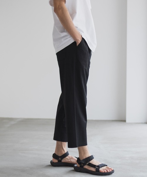 NAVY（ネイビー）の「NAVY サッカー生地 アンクルパンツ（その他パンツ・メンズ・グレー/ブラック/ネイビー・XL/L/M）」の7枚目の写真