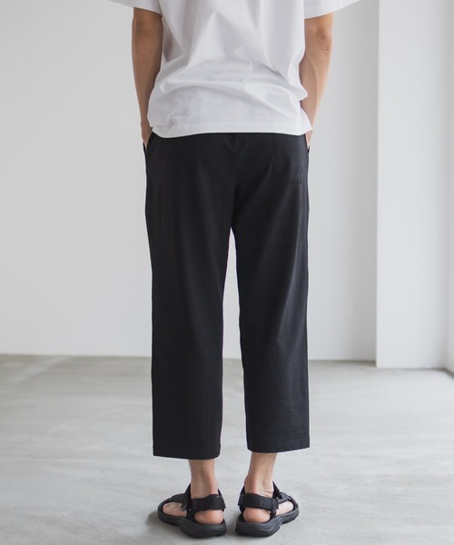 NAVY（ネイビー）の「NAVY サッカー生地 アンクルパンツ（その他パンツ・メンズ・グレー/ブラック/ネイビー・XL/L/M）」の8枚目の写真