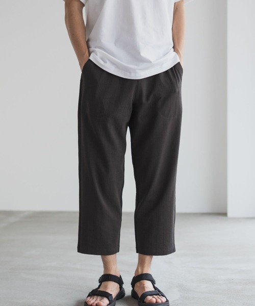 NAVY（ネイビー）の「NAVY サッカー生地 アンクルパンツ（その他パンツ・メンズ・グレー/ブラック/ネイビー・XL/L/M）」の9枚目の写真