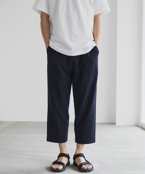 NAVY（ネイビー）の「NAVY サッカー生地 アンクルパンツ（その他パンツ・メンズ・グレー/ブラック/ネイビー・XL/L/M）」の12枚目の写真