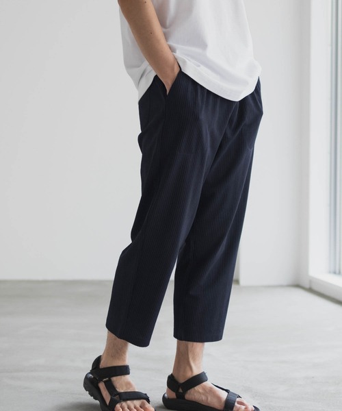 NAVY（ネイビー）の「NAVY サッカー生地 アンクルパンツ（その他パンツ・メンズ・グレー/ブラック/ネイビー・XL/L/M）」の14枚目の写真