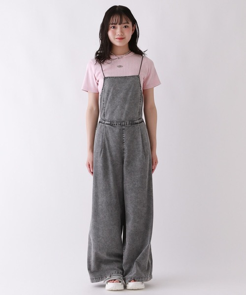 repipi armario(レピピ アルマリオ)の「【接触冷感】COOLデニムサロペット(サロペット/オーバーオール・キッズ・ブラック/ブルー・MEDIUM/SMALL/LARGE)」の19枚目の写真
