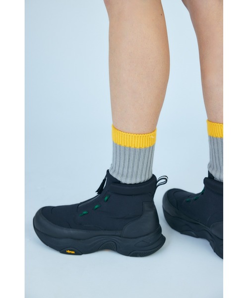 nagonstans(ナゴンスタンス)の「Trekking zip Boots(ブーツ・レディース・ブラック/ベージュ・23cm/24cm/25cm)」の4枚目の写真