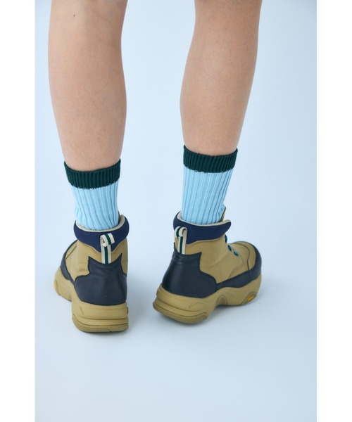 nagonstans(ナゴンスタンス)の「Trekking zip Boots(ブーツ・レディース・ブラック/ベージュ・23cm/24cm/25cm)」の9枚目の写真