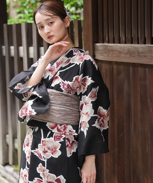 ひとりで着れる！かんたん二部式浴衣セット utatane 国内染色 ひとりで着れる！かんたん二部式浴衣セット utatane 国内染色（浴衣