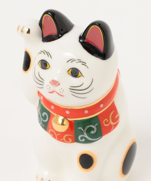 BEAMS JAPAN(ビームス ジャパン)の「【招き猫まつり2025】中外陶園 / 薬師窯 唐草 招き猫 小(インテリア雑貨・レディース・その他・ONE SIZE)」の3枚目の写真
