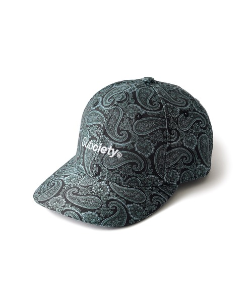 Subciety（サブサエティ）の「Paisley jacquard cap（キャップ・メンズ・ブラック×グリーン/ブラック系その他・FREE）」の10枚目の写真