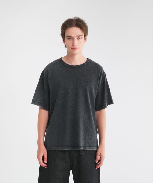 Regen Glanz（レーゲングランツ）の「heavy weight crewneck T-shirt/ヘビーウェイトクルーネックTシャツ（Tシャツ/カットソー・メンズ・ブラック系その他2/ブラック系その他/ブラック/ライトホワイト・SMALL/MEDIUM/LARGE）」の21枚目の写真