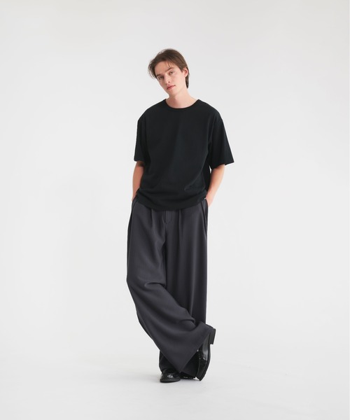 Regen Glanz（レーゲングランツ）の「heavy weight crewneck T-shirt/ヘビーウェイトクルーネックTシャツ（Tシャツ/カットソー・メンズ・ブラック系その他2/ブラック系その他/ブラック/ライトホワイト・SMALL/MEDIUM/LARGE）」の22枚目の写真