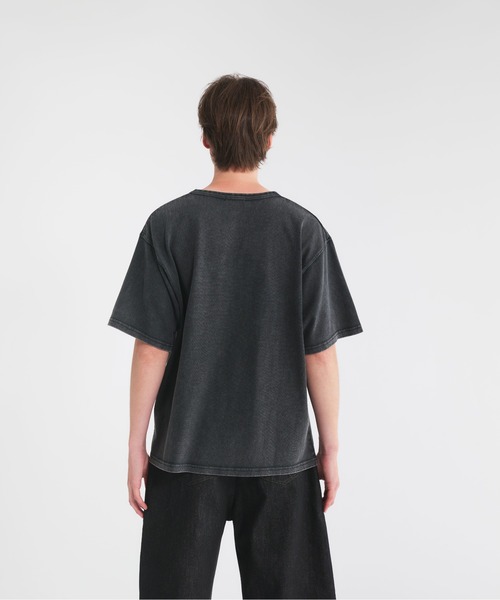 Regen Glanz（レーゲングランツ）の「heavy weight crewneck T-shirt/ヘビーウェイトクルーネックTシャツ（Tシャツ/カットソー・メンズ・ブラック系その他2/ブラック系その他/ブラック/ライトホワイト・SMALL/MEDIUM/LARGE）」の19枚目の写真