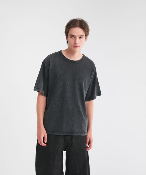 Regen Glanz（レーゲングランツ）の「heavy weight crewneck T-shirt/ヘビーウェイトクルーネックTシャツ（Tシャツ/カットソー・メンズ・ブラック系その他2/ブラック系その他/ブラック/ライトホワイト・SMALL/MEDIUM/LARGE）」の18枚目の写真