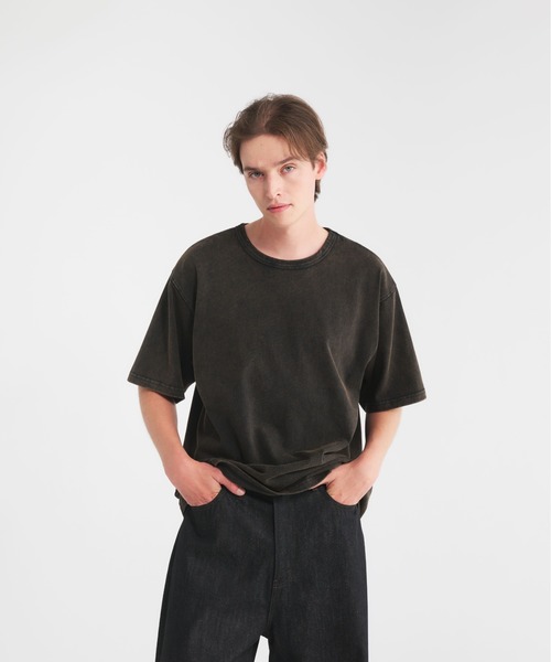 Regen Glanz（レーゲングランツ）の「heavy weight crewneck T-shirt/ヘビーウェイトクルーネックTシャツ（Tシャツ/カットソー・メンズ・ブラック系その他2/ブラック系その他/ブラック/ライトホワイト・SMALL/MEDIUM/LARGE）」の13枚目の写真