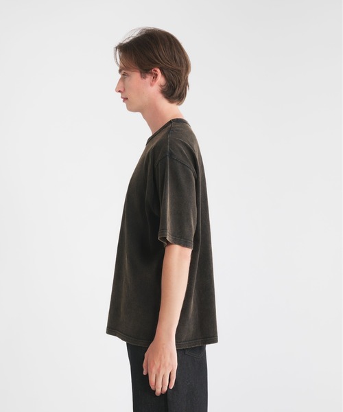 Regen Glanz（レーゲングランツ）の「heavy weight crewneck T-shirt/ヘビーウェイトクルーネックTシャツ（Tシャツ/カットソー・メンズ・ブラック系その他2/ブラック系その他/ブラック/ライトホワイト・SMALL/MEDIUM/LARGE）」の10枚目の写真